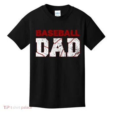 Baseball Dad Kids T-Shirt