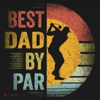 Best Dad By Par Golfing Golfer FatherS Day Golf Lover Gift Backpack thumb 2