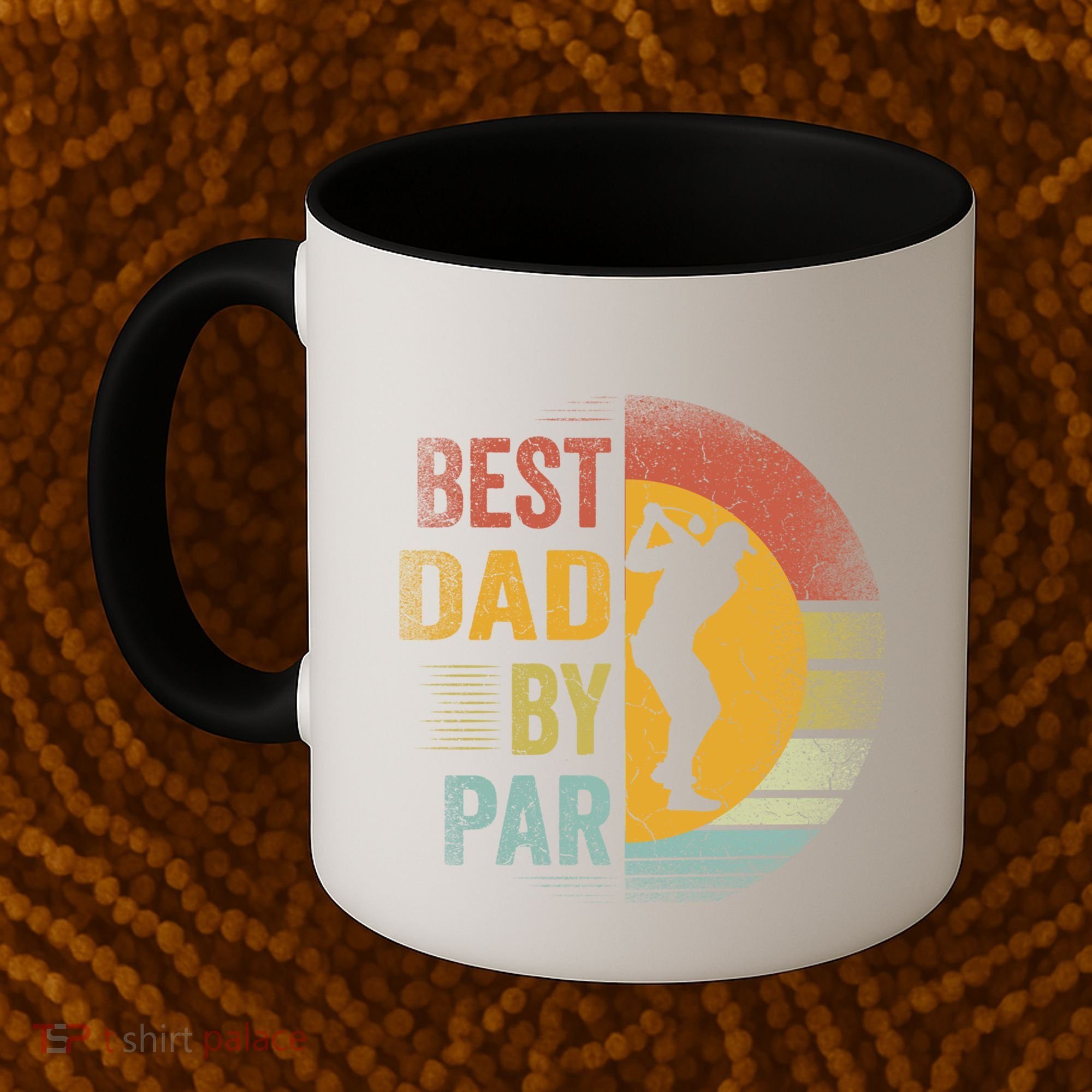 Best Dad By Par Golfing Golfer FatherS Day Golf Lover Gift Coffee Mug