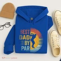 Best Dad By Par Golfing Golfer FatherS Day Golf Lover Gift Hoodie thumb 4