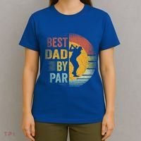 Best Dad By Par Golfing Golfer FatherS Day Golf Lover Gift T-Shirt thumb 4