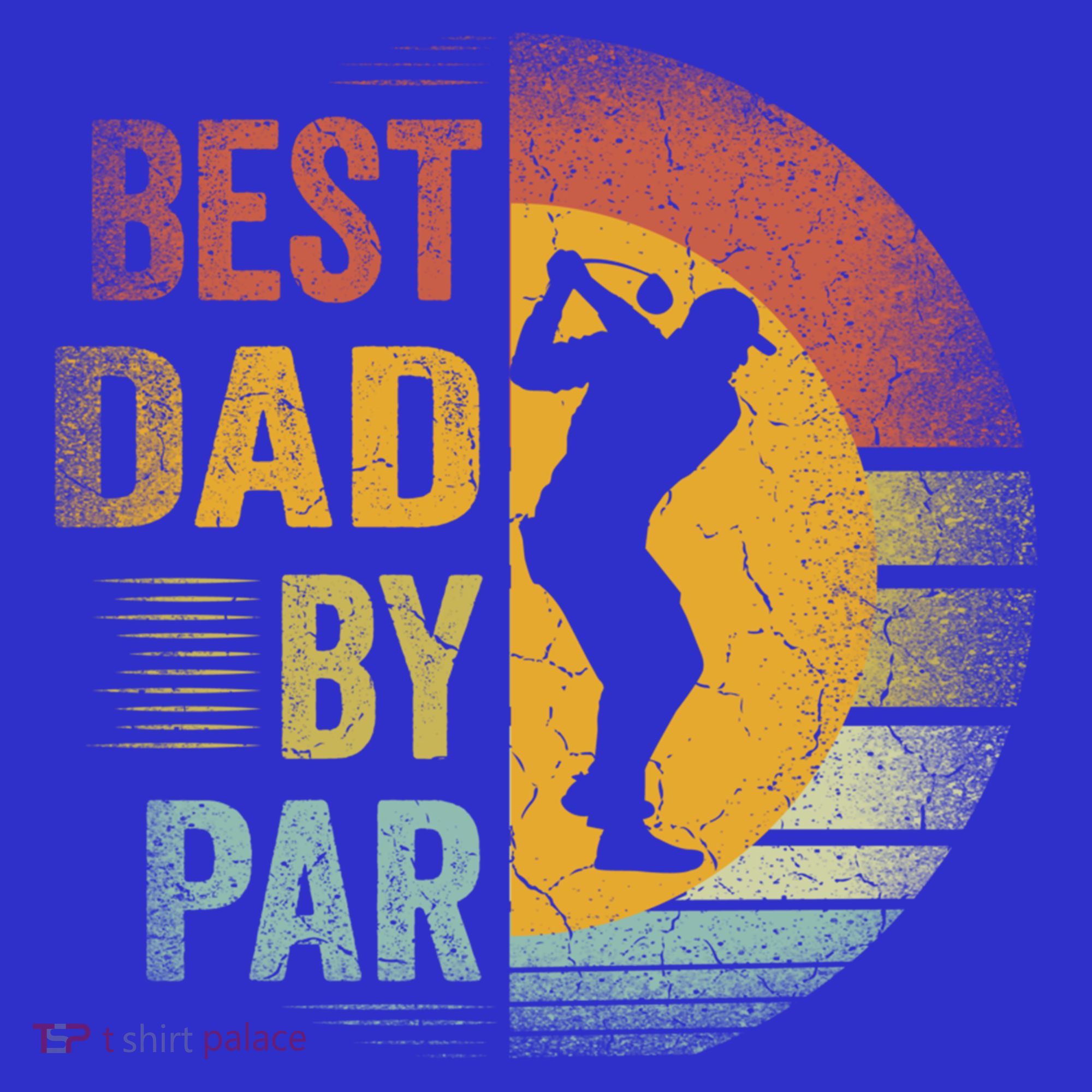 Best Dad By Par Golfing Golfer FatherS Day Golf Lover Gift Coaster