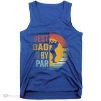 Best Dad By Par Golfing Golfer FatherS Day Golf Lover Gift Tank Top thumb 0