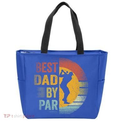 Best Dad By Par Golfing Golfer FatherS Day Golf Lover Gift Tote Bag