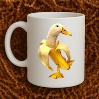 Banana Duck Coffee Mug thumb 2