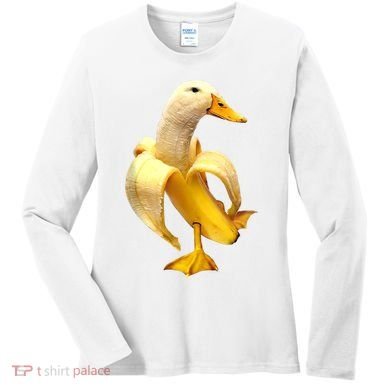 Banana Duck Women's Long Sleeve Shirt