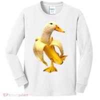 Banana Duck Kids Long Sleeve Shirt thumb 0