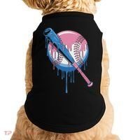 Baseball Drip Bat Softball And Baseball Sport Player Doggie Tank thumb 0