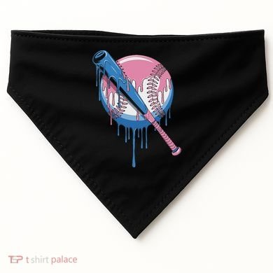 Baseball Drip Bat Softball And Baseball Sport Player USA-Made Doggie Bandana