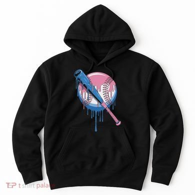 Baseball Drip Bat Softball And Baseball Sport Player Hoodie