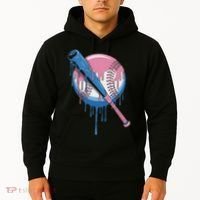 Baseball Drip Bat Softball And Baseball Sport Player Hoodie thumb 2