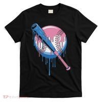 Baseball Drip Bat Softball And Baseball Sport Player T-Shirt thumb 0
