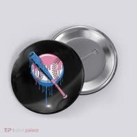 Baseball Drip Bat Softball And Baseball Sport Player Button thumb 0