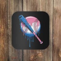 Baseball Drip Bat Softball And Baseball Sport Player Coaster thumb 0