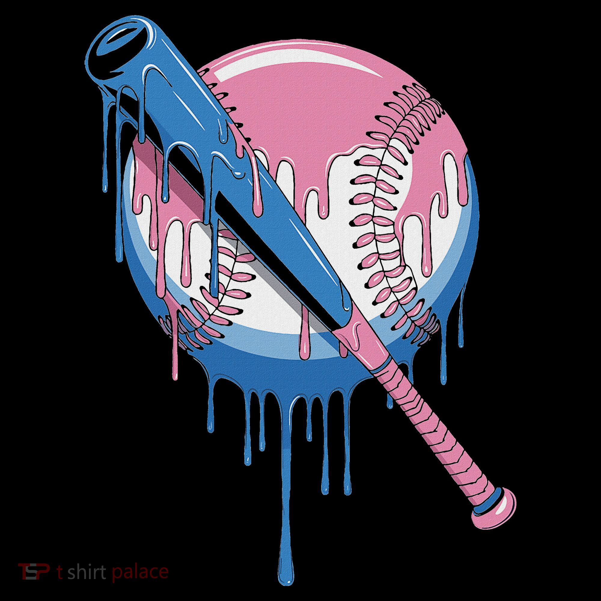 Baseball Drip Bat Softball And Baseball Sport Player Women's Hoodie