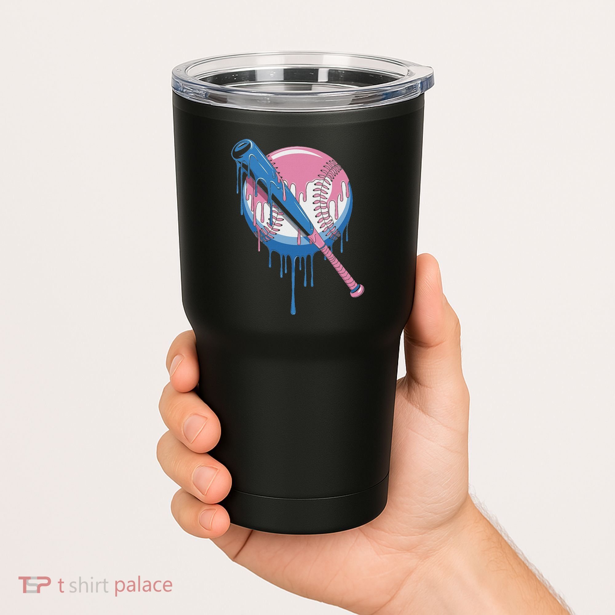 Baseball Drip Bat Softball And Baseball Sport Player Tumbler
