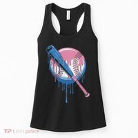 Baseball Drip Bat Softball And Baseball Sport Player Women's Tank Top thumb 0