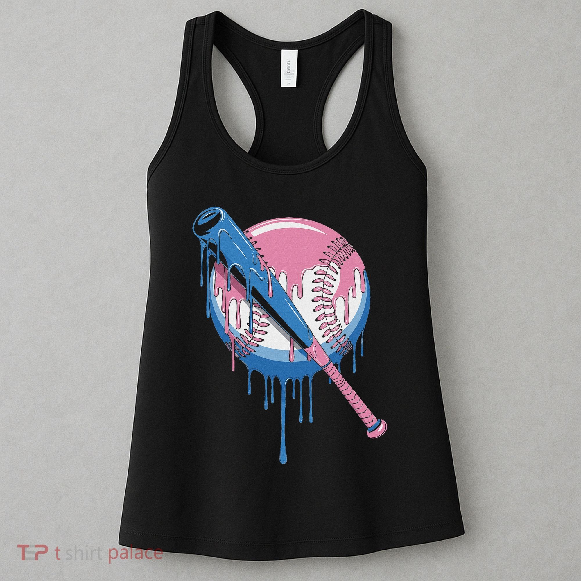 Baseball Drip Bat Softball And Baseball Sport Player Women's Tank Top