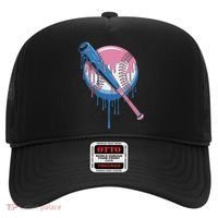 Baseball Drip Bat Softball And Baseball Sport Player Hat thumb 0