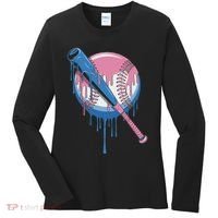 Baseball Drip Bat Softball And Baseball Sport Player Women's Long Sleeve Shirt thumb 0