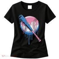 Baseball Drip Bat Softball And Baseball Sport Player Women's T-Shirt thumb 0