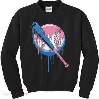 Baseball Drip Bat Softball And Baseball Sport Player Kids Sweatshirt