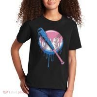 Baseball Drip Bat Softball And Baseball Sport Player Kids T-Shirt thumb 2