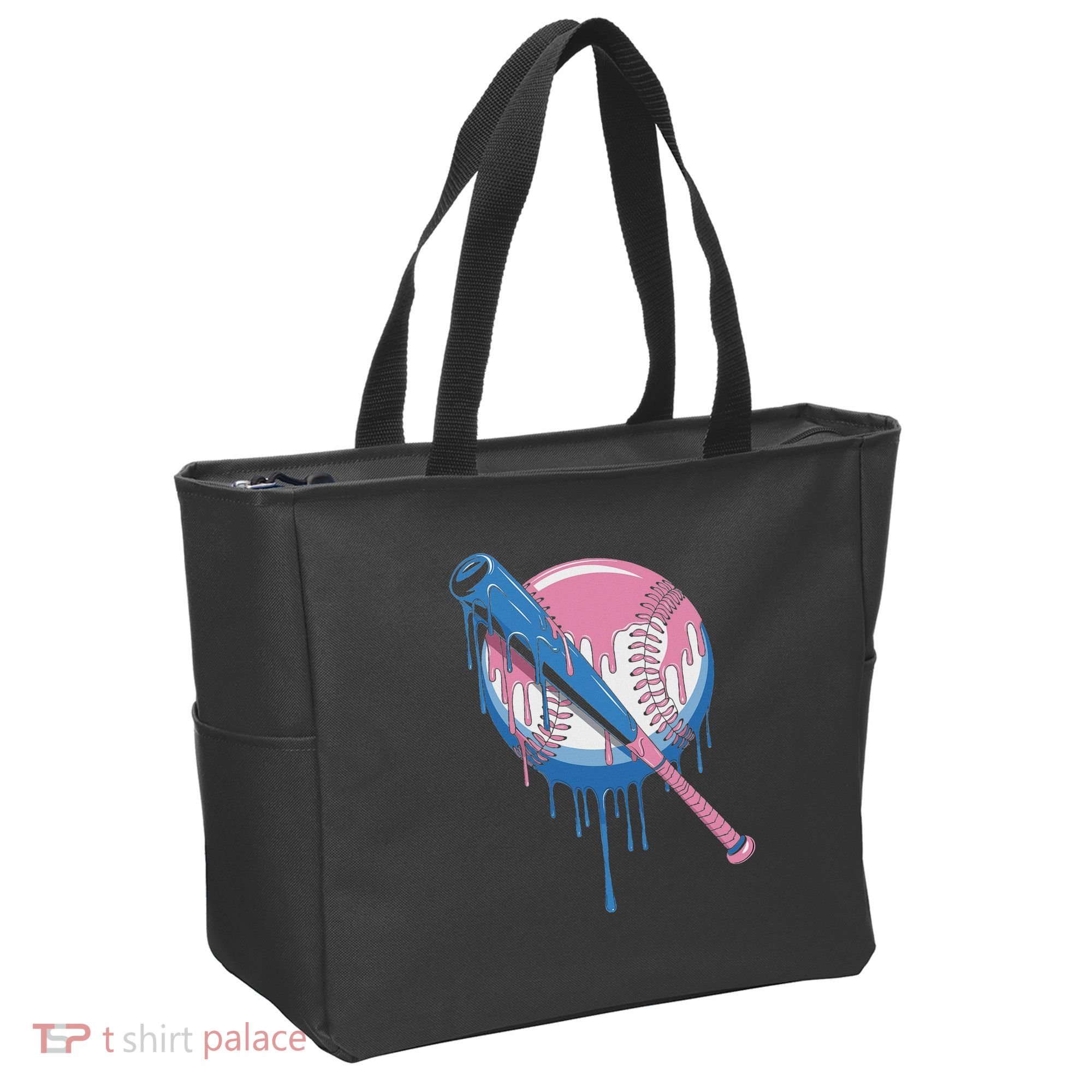 Baseball Drip Bat Softball And Baseball Sport Player Tote Bag