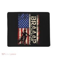 Braaap Dirt Bike Usa American Flag Motocross Biker Mousepad thumb 0