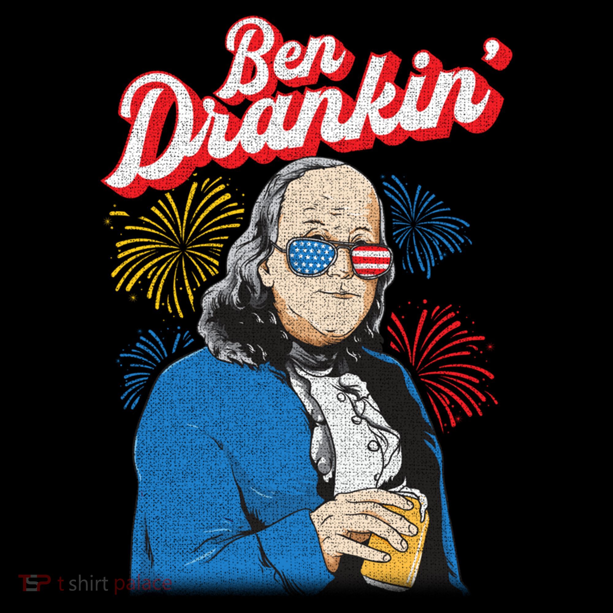 Ben Drankin’ Benjamin Drankin July 4th Ben Drankin Great Gift Pajama Set