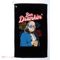 Ben Drankin’ Benjamin Drankin July 4th Ben Drankin Great Gift Golf Towel thumb 0