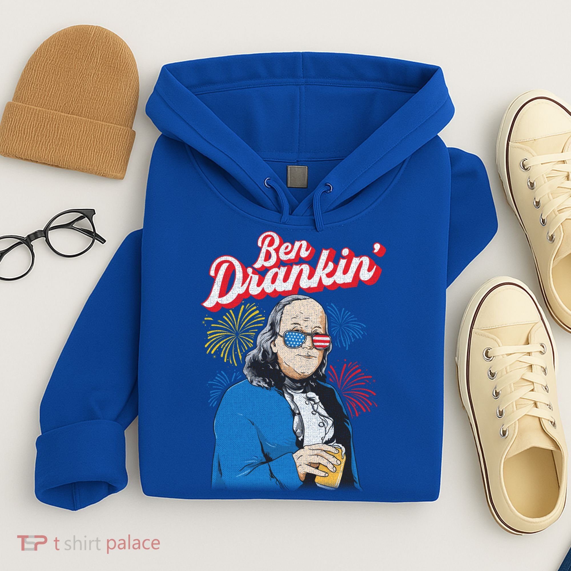 Ben Drankin’ Benjamin Drankin July 4th Ben Drankin Great Gift Hoodie