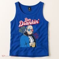 Ben Drankin’ Benjamin Drankin July 4th Ben Drankin Great Gift Tank Top thumb 2