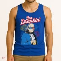 Ben Drankin’ Benjamin Drankin July 4th Ben Drankin Great Gift Tank Top thumb 3