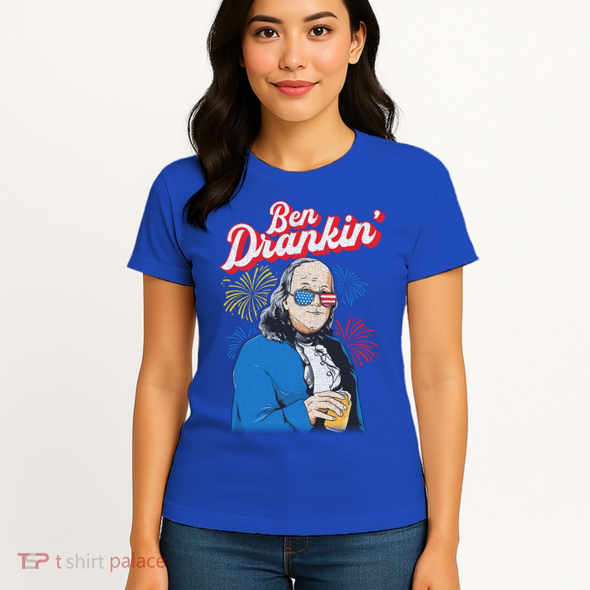 Ben Drankin’ Benjamin Drankin July 4th Ben Drankin Great Gift Women's T-Shirt