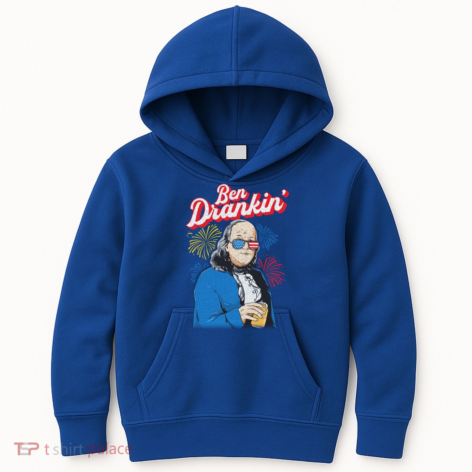 Ben Drankin’ Benjamin Drankin July 4th Ben Drankin Great Gift Kids Hoodie