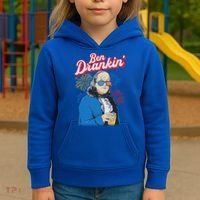 Ben Drankin’ Benjamin Drankin July 4th Ben Drankin Great Gift Kids Hoodie thumb 3