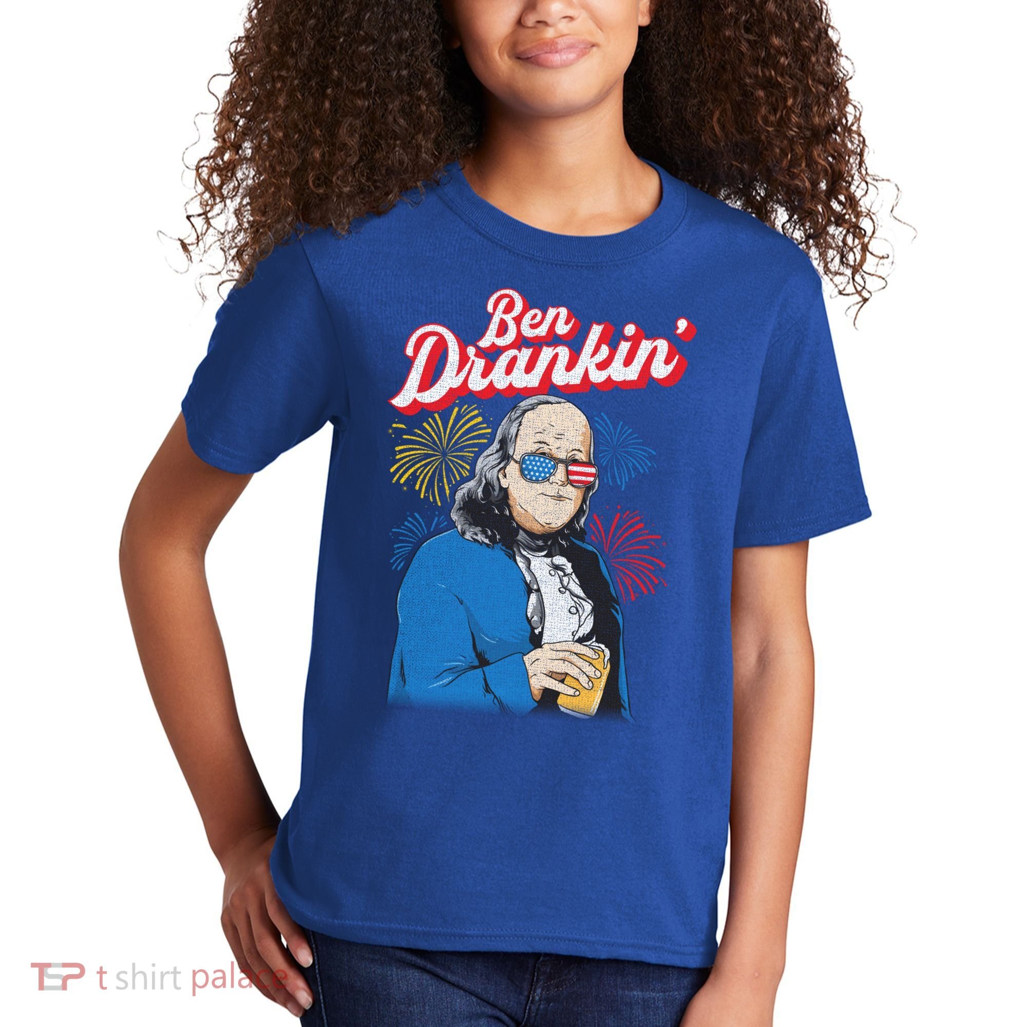 Ben Drankin’ Benjamin Drankin July 4th Ben Drankin Great Gift Kids T-Shirt