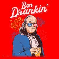 Ben Drankin’ Benjamin Drankin July 4th Ben Drankin Great Gift Santa Hat thumb 1