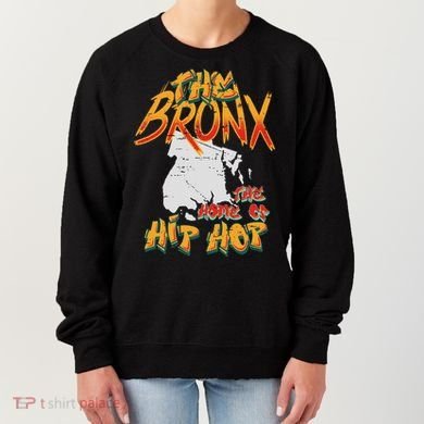 Boogie Down Bronx Hip Hop Rap Graffiti Art Music Design Women's Sweatshirt