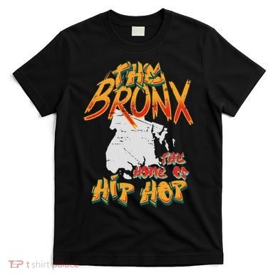 Boogie Down Bronx Hip Hop Rap Graffiti Art Music Design T-Shirt