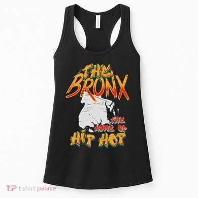 Boogie Down Bronx Hip Hop Rap Graffiti Art Music Design Women's Tank Top