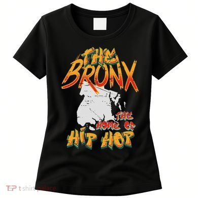 Boogie Down Bronx Hip Hop Rap Graffiti Art Music Design Women's T-Shirt
