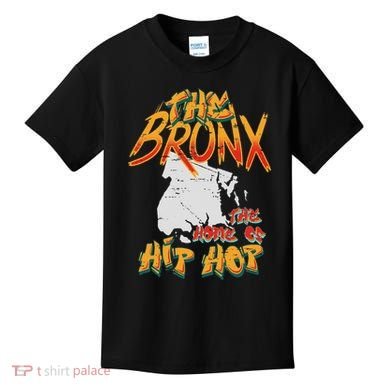 Boogie Down Bronx Hip Hop Rap Graffiti Art Music Design Kids T-Shirt