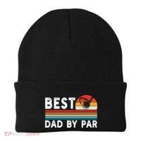 Best Dad By Par Golf Funny Golf Golfing FatherS Day Golfer Great Gift Beanie thumb 0