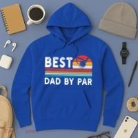 Best Dad By Par Golf Funny Golf Golfing FatherS Day Golfer Great Gift Hoodie thumb 3