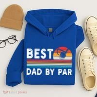 Best Dad By Par Golf Funny Golf Golfing FatherS Day Golfer Great Gift Hoodie thumb 4