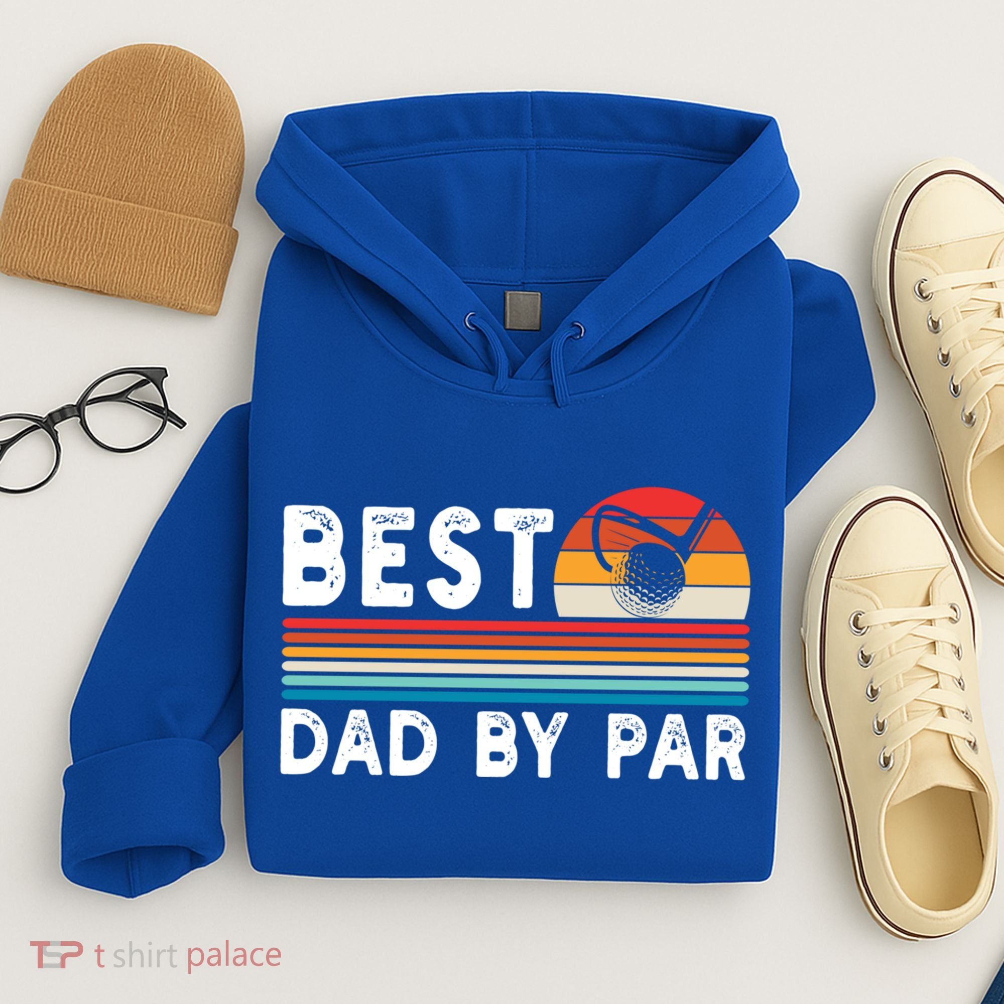 Best Dad By Par Golf Funny Golf Golfing FatherS Day Golfer Great Gift Hoodie