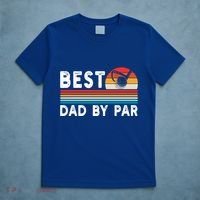 Best Dad By Par Golf Funny Golf Golfing FatherS Day Golfer Great Gift T-Shirt thumb 5