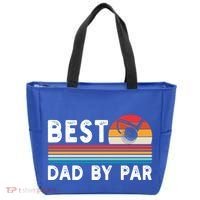 Best Dad By Par Golf Funny Golf Golfing FatherS Day Golfer Great Gift Tote Bag thumb 0